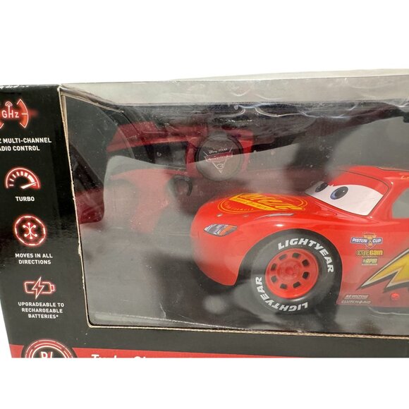 Disney Pixar Cars 3 TURBO Charge Lightning McQueen Radio Control Sealed New Toy - Picture 2 of 7